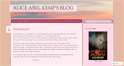 Desktop Screenshot of aliceakemp.com