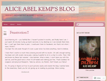 Tablet Screenshot of aliceakemp.com